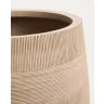 Набор из двух бежевых кашпо Tival с эффектом цемента, диаметр 50 см/34 см