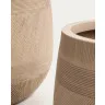 Набор из двух бежевых кашпо Tival с эффектом цемента, диаметр 50 см/34 см