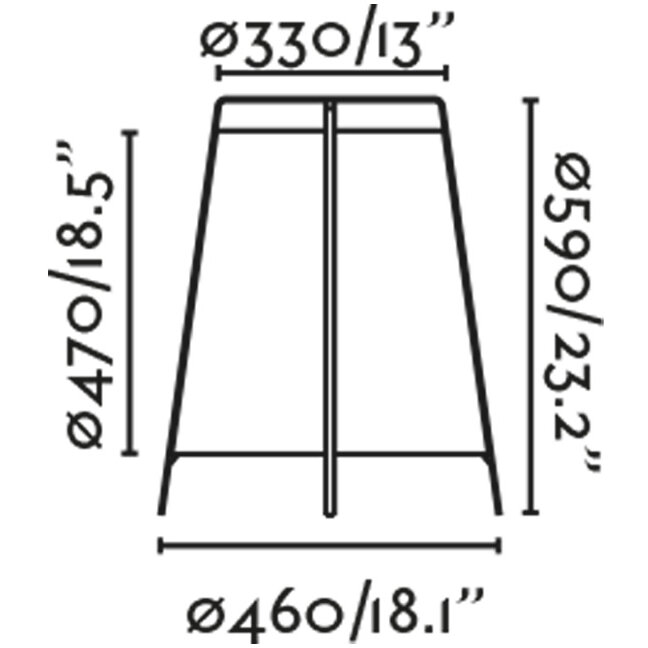 Торшер бежевый Akane