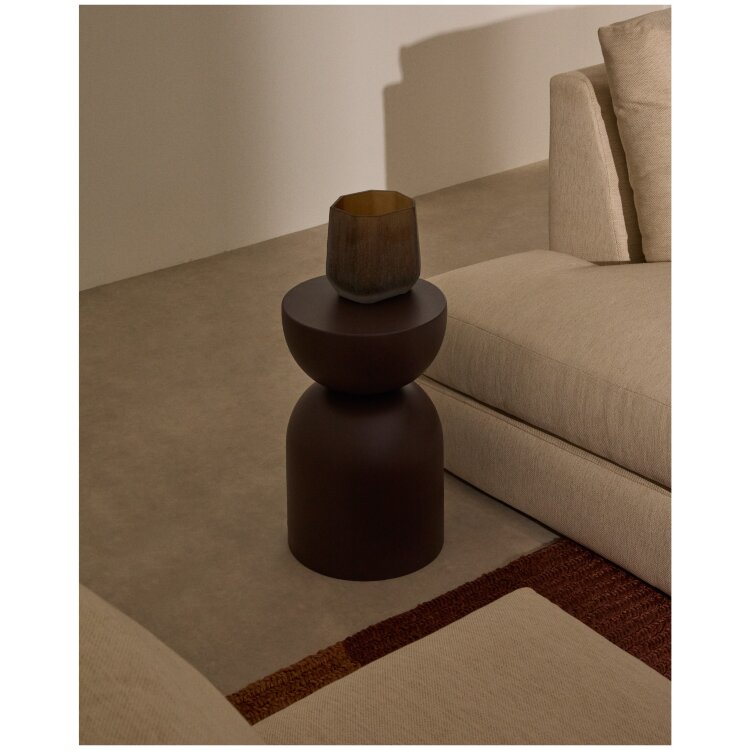 Приставной столик Rachell металл, фиолетовый Ø30,5 см