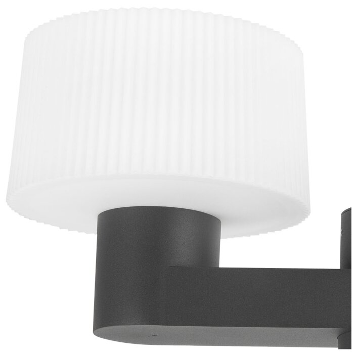 Уличный фонарь Muffin темно-серый 2XE27 MAX 15W