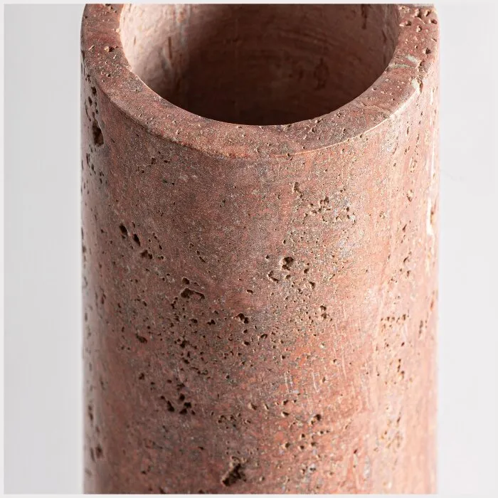 Ваза Kleise бледно-розовая высота 36 см