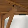 Балконный стол Amarillis складной из массива акации