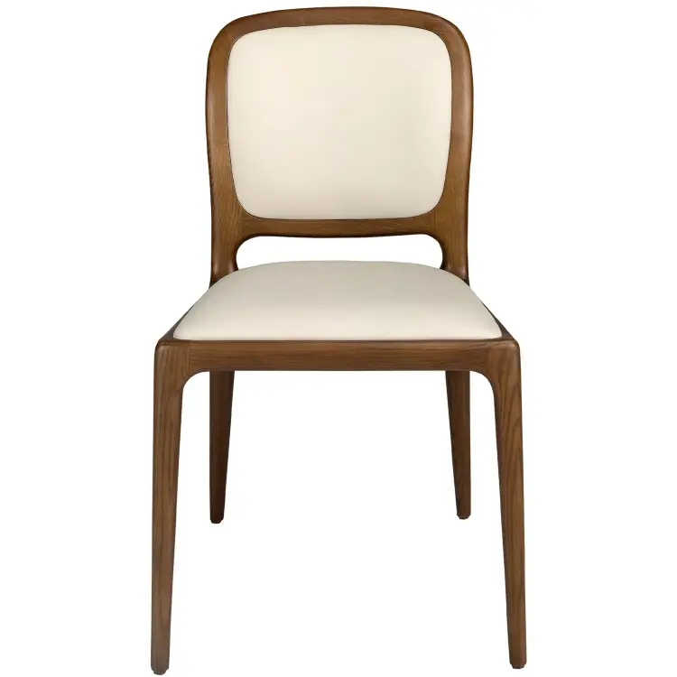 Стул 4169/CH-24075 из кремовой экокожи