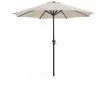 Бежевый зонт Milna с конструкцией из графитовой стали, диаметр 300 см