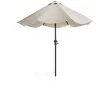 Бежевый зонт Milna с конструкцией из графитовой стали, диаметр 300 см