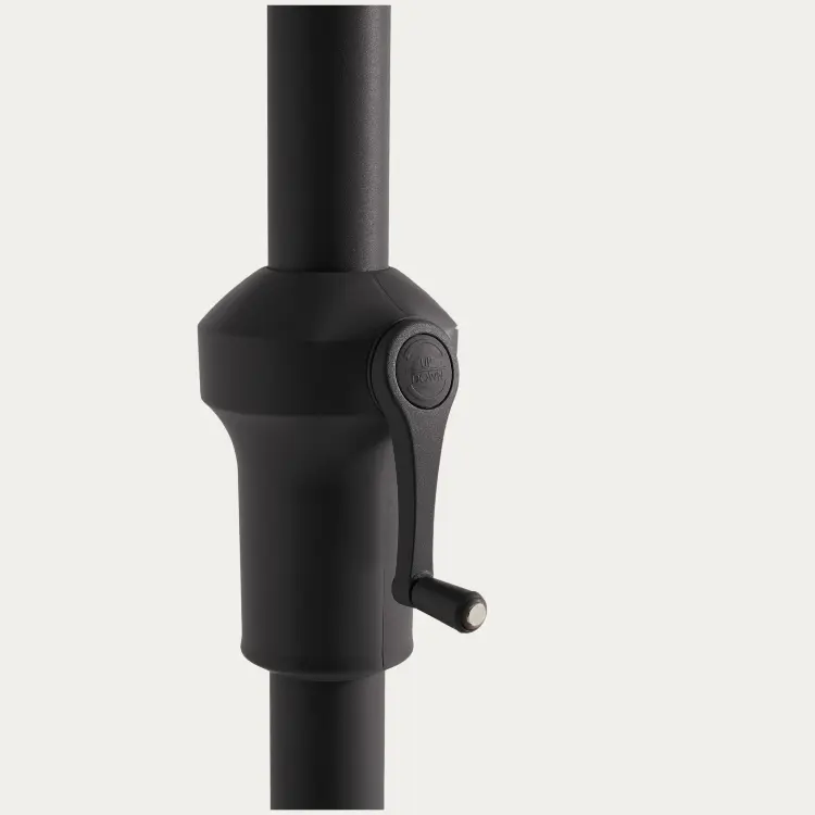 Бежевый зонт Milna с конструкцией из графитовой стали, диаметр 300 см