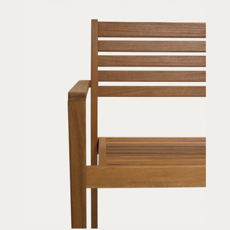 Стул Hanzel для сада из массива акации