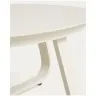 Уличный столик Tamaris из алюминия цвета экрю Ø80 см