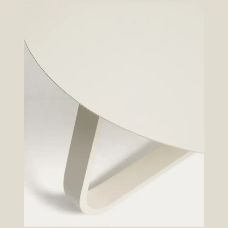 Уличный столик Tamaris из алюминия цвета экрю Ø80 см