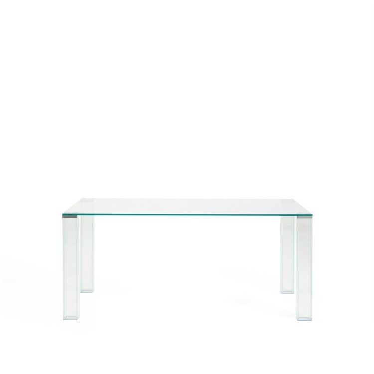 Стол Adularia из прозрачного закаленного стекла 160 x 90 см