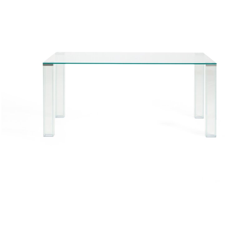 Стол Adularia из прозрачного закаленного стекла 160 x 90 см