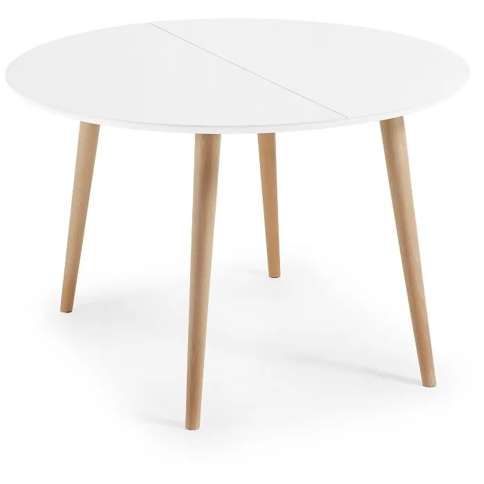 Стол Oakland белый круглый