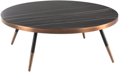 Круглый журнальный столик из стали и керамики CT1015-3AA /2068