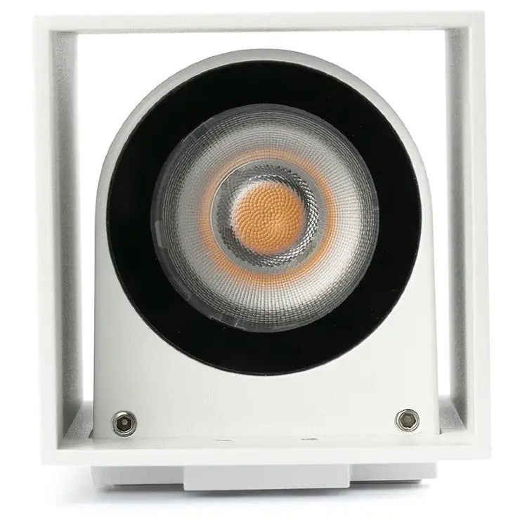 Уличный настенный светильник KOV квадратный белый LED 6W 3000K 14°