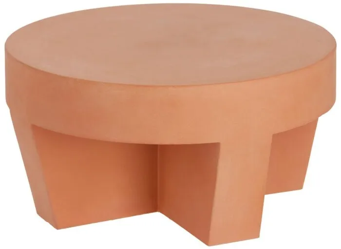 Кофейный столик Vilena из терракоты Ø 60 см