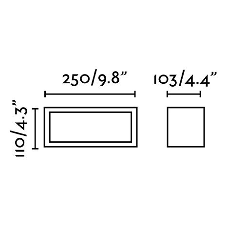 Бра уличное Tejo белый