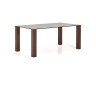 Стол Adularia из коричневого закаленного стекла 160 x 90 см