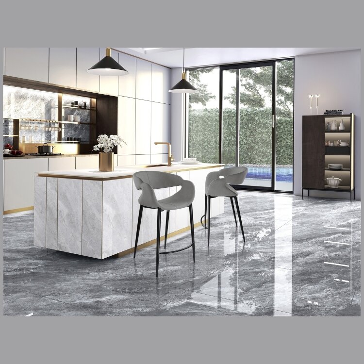 Giro II Полубарный стул светло-серый