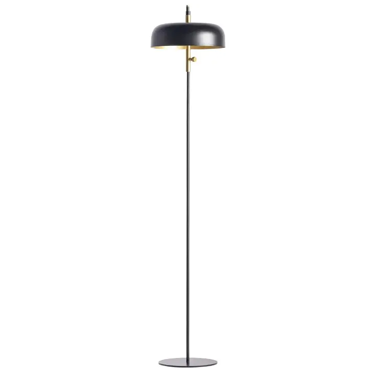 Торшер 28686 цвет черно-золотой
