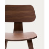 Стул Gena из орехового шпона и каучукового дерева