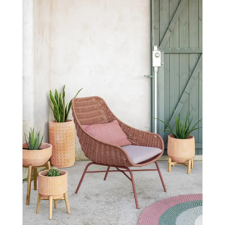 Набор Celi из двух терракотовых горшков, Ø 34 см / Ø 25 см