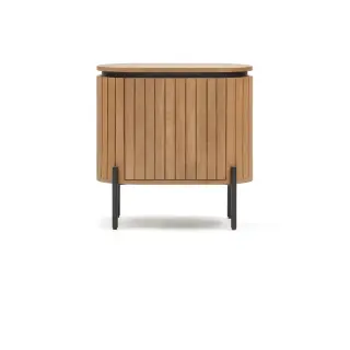 Licia Прикроватная тумбочка из дерева манго с натуральной отделкой 55 x 55 с