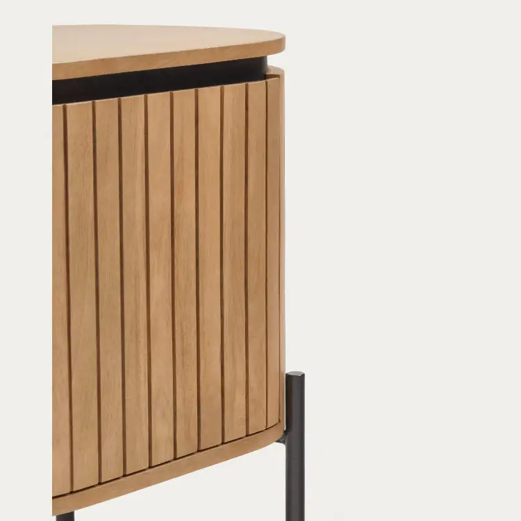 Licia Прикроватная тумбочка из дерева манго с натуральной отделкой 55 x 55 с