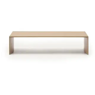 Litto Журнальный столик из шпона дуба натурального цвета 140 x 70 см