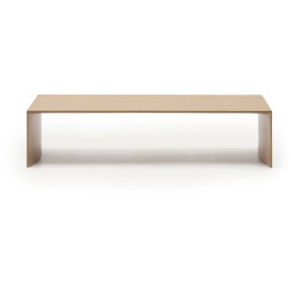 Litto Журнальный столик из шпона дуба натурального цвета 140 x 70 см