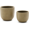 Набор из 2-х кашпо Selvi песчаник светло-коричневого цвета Ø 37 см