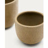 Набор из 2-х кашпо Selvi песчаник светло-коричневого цвета Ø 37 см
