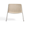 Уличное кресло Tavari из бежевой веревки и стали