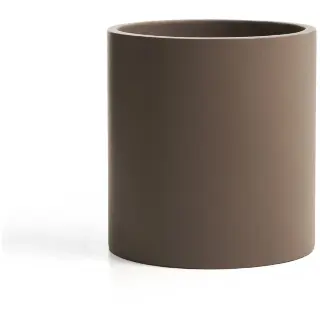 Кашпо Aiguablava из коричневого цемента, диаметр 52 см