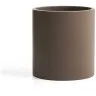 Кашпо Aiguablava из коричневого цемента, диаметр 52 см