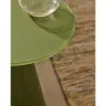 Журнальный столик Wilshire из стекла и стали зеленый Ø30cm