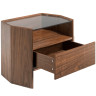 Прикроватная тумбочка CP1803-H-NOGAL/7072 шестиугольная