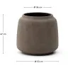 Кашпо Lira цемент терракотового цвета  Ø53см
