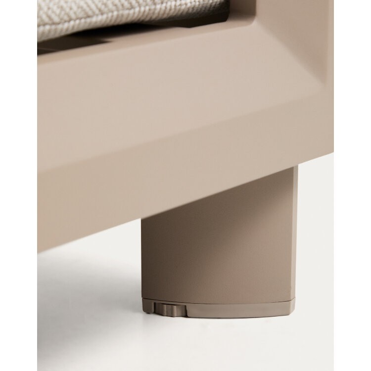 Уличное кресло Nerano из алюминия цвета таупе