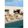 Шезлонг Meria из искусственного ротанга