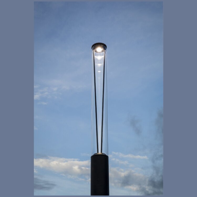 Rush 3700 Светильник на столбе темно-серого цвета 2700K Ширина 360° CASAMBI