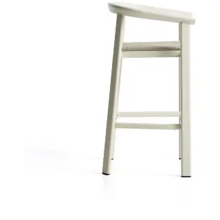 Уличный барный стул Erice из алюминия и веревки цвета экрю, 75 см