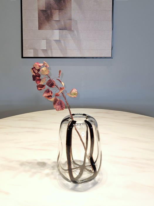 Ваза Black strip vase