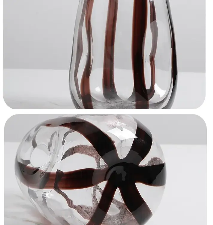Ваза Black strip vase
