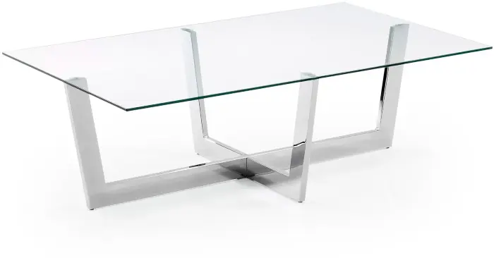 Журнальный столик Plum хромированный