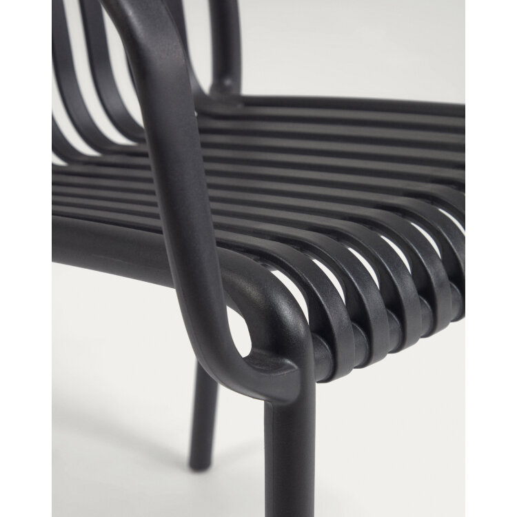 Садовый стул Isabellini в черном цвете