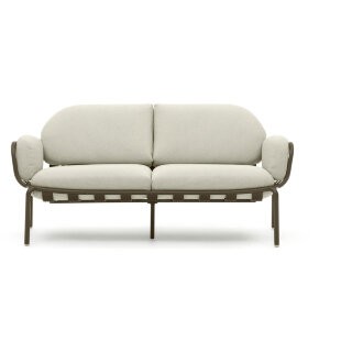 Joncols уличный алюминиевый 2-местный диван зеленого цвета 165 см