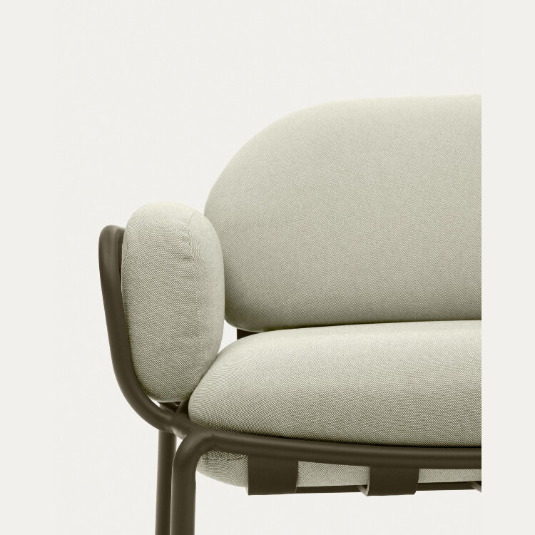 Joncols уличный алюминиевый 2-местный диван зеленого цвета 165 см