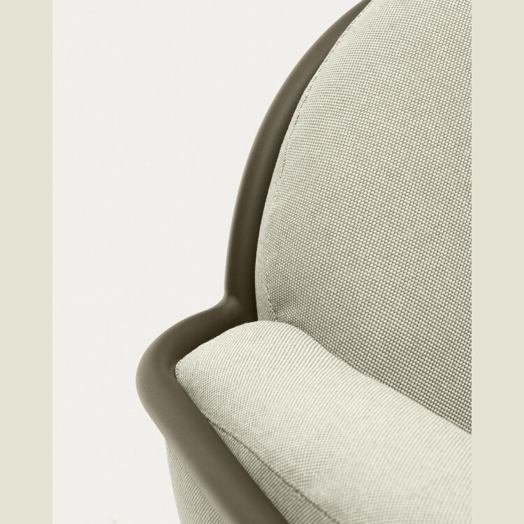 Joncols уличный алюминиевый 2-местный диван зеленого цвета 165 см