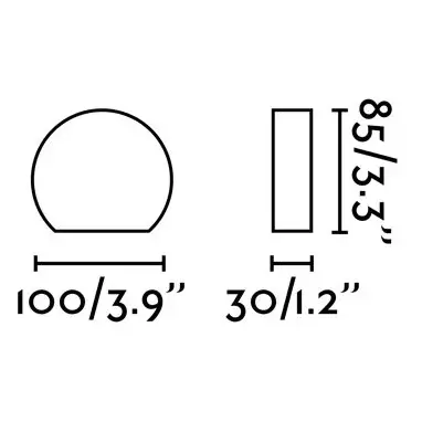 Бра Pell коричневое